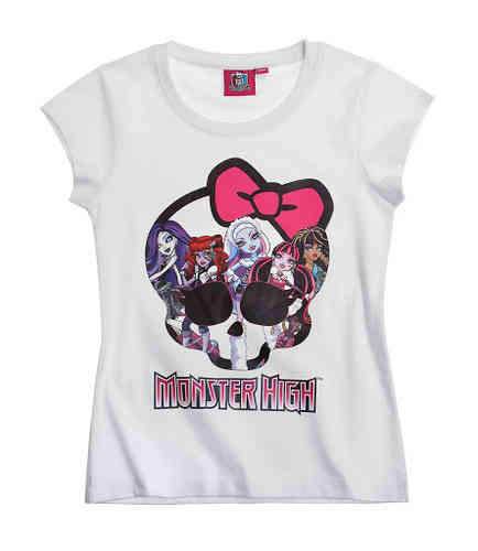 Monster High - T-Shirt weiß