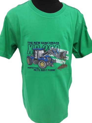 Tolles T-Shirt mit edler Stickerei- Traktor