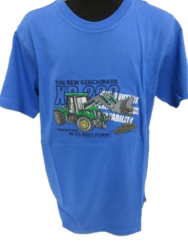T-Shirt mit edler Stickerei- Traktor