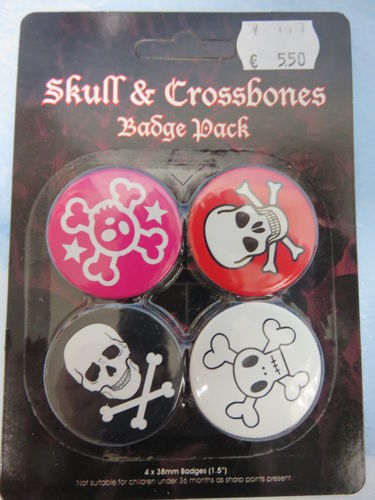 Badge Pack / Buttons * Skull & Crossbones