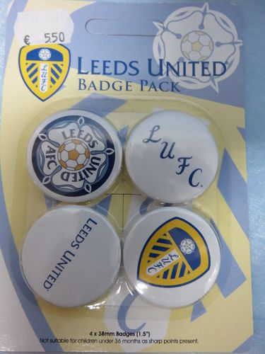 Badge Pack / Buttons * Leed United