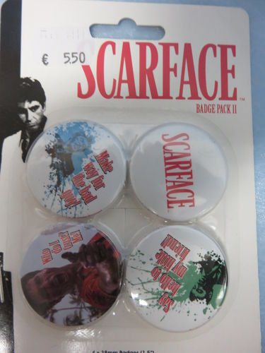 Badge Pack / Buttons * Scarface