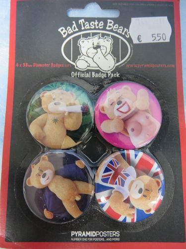 Badge Pack / Buttons * Bad Taste Bears