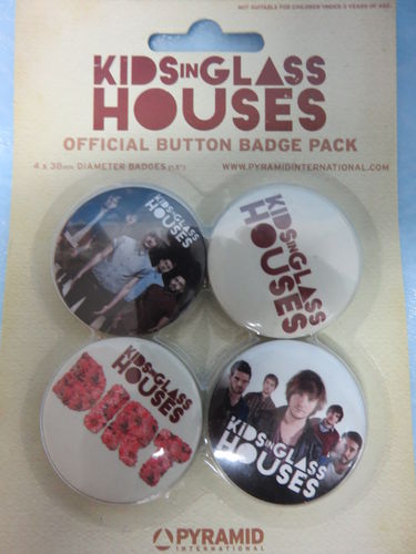Badge Pack / Buttons * Kids in Glass Houses