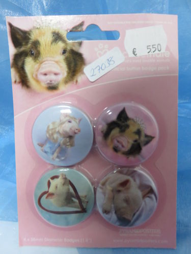 Buttons / Badge Pack* Schweine - Ferkel