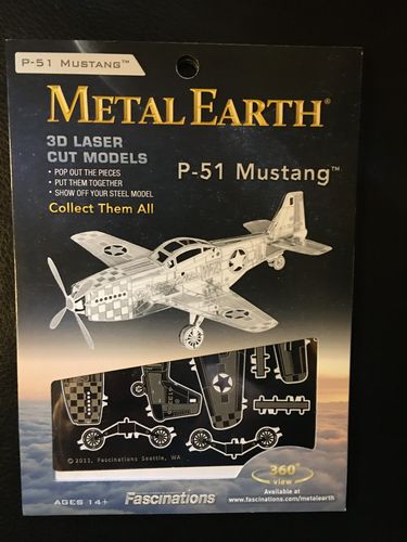 Metal Earth - P-51 Mustang Metallbauset