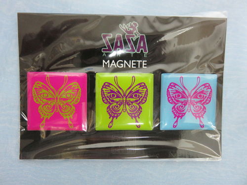 Zaza 3er Set Magnet Schmetterling
