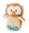 Stehendes Kuscheltier Baby-Eule Owlino