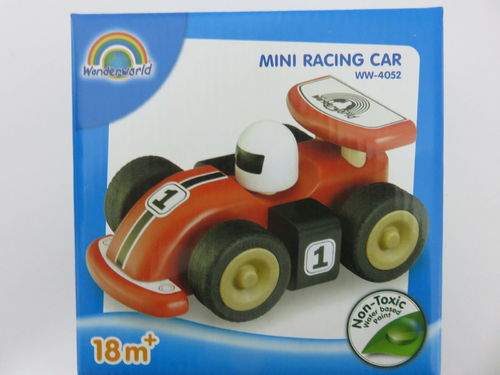 Spielfahrzeug aus Holz Mini Racing Car - 18 Monate +