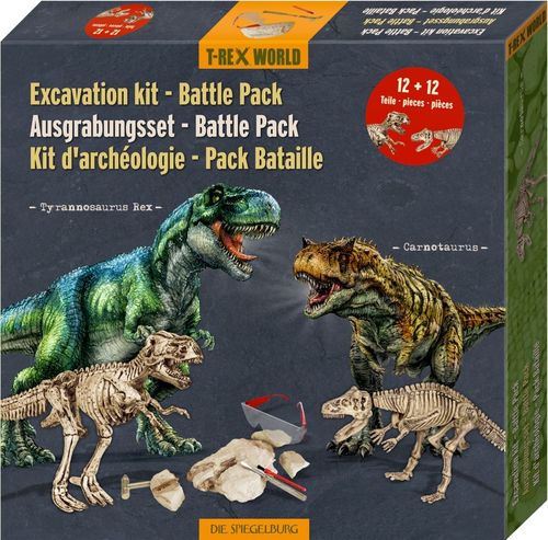 Ausgrabungsset T-Rex+Carnotaurus T-Rex World