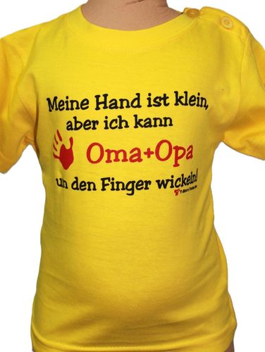 Fun Shirt - Mein Hand ist klein ...