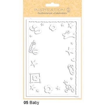 Briefkarte Baby selbst gestalten