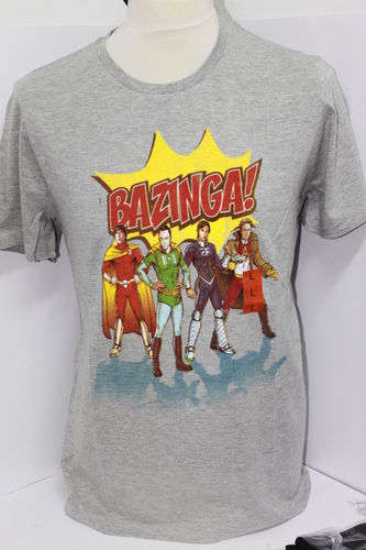 Bazinga Superhero - T-Shirt grau