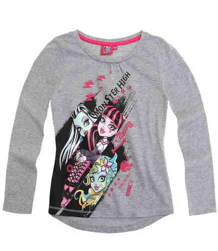 Monster High - Langarmshirt - Farbe Grau