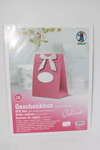 Geschenkboxen - Pink Punkte