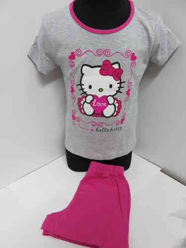 Hello Kitty - kurzer Schlafanzug / Shorty