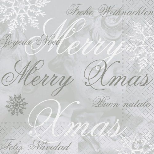 Weihnachten - Servietten - Merry Xmas 33 * 33 cm