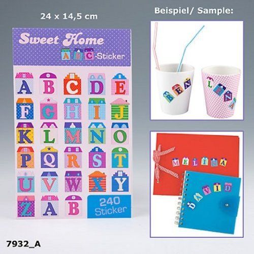 Sweet Home * 240 ABC-Sticker
