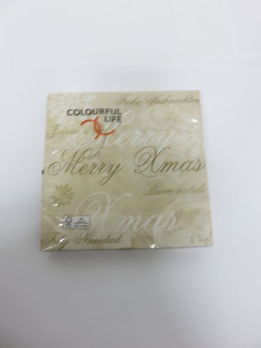 Weihnachten - Papierservietten - Merry XMas