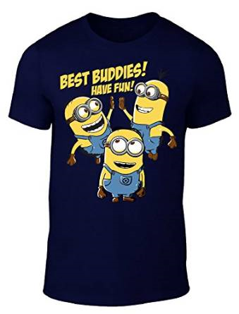Beats & More Herren T-Shirt Minions - best Buddies have Fun * Gr. S