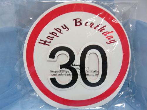 Geschenk - Tasche * Happy Birthday 30 *
