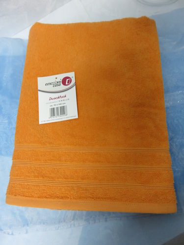 Duschtuch - Uni - Farbe orange * 70/140