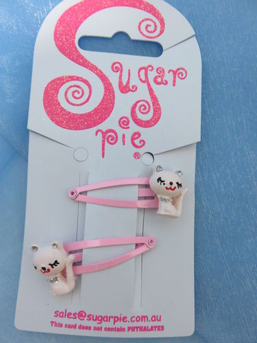 Sugar Pie * Hübsche Haarspangen * Katze