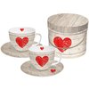 ppd - Cappuccino Cup Heart of Wood