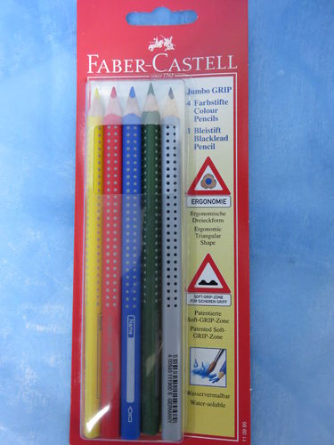 Faber Castell - Farbstifte & Bleistift Jumbo Grip