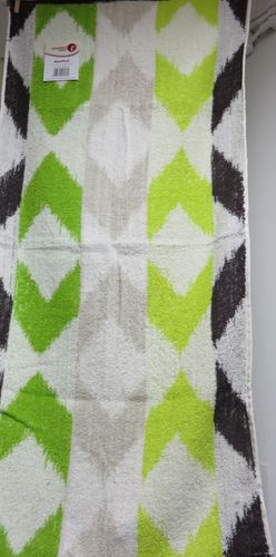Handtuch - Muster, Farbe: grün/braun