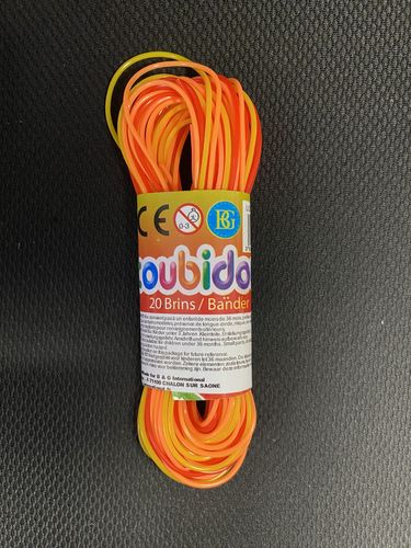 Scoubidous * 20 Bänder Orange/Gelb