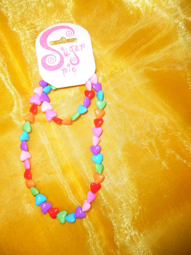 Sugar Pie Halskette + Armband für Mädchen * Herzen * Bunt