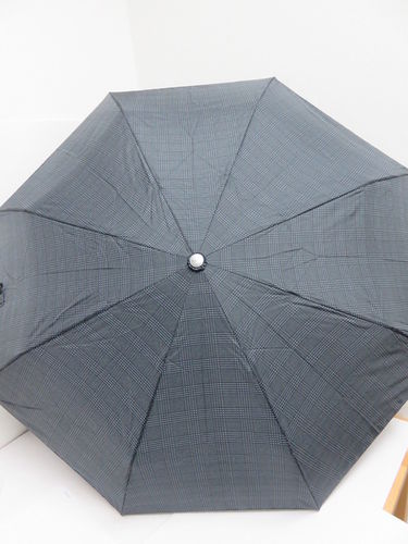 Regenschirm * schwarz/grau * Taschenschirm