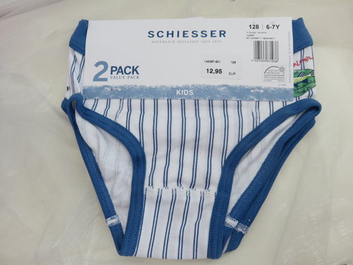 Schiesser - 2er Pack Sportslip Gr. 128