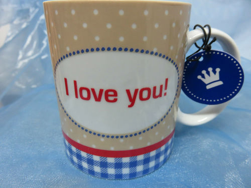 Kaffee Tasse - Spruchtasse - I Love You!