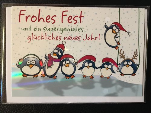 Kleine Weihnachtskarte - Frohes Fest