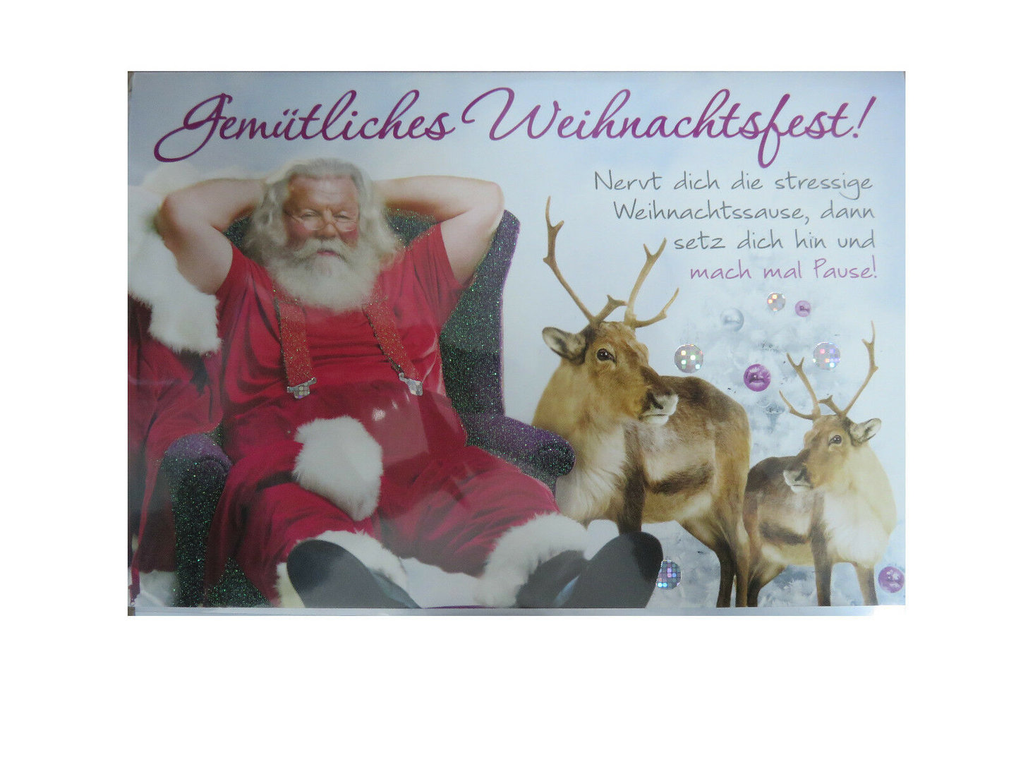 Grußkarte Weihnachten 8150-37 Lustige Weihnachtskarte 