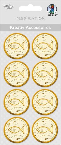 Kreativ Accessoires * Fisch gold