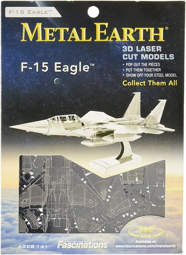 Metal Earth - F-15 Eagle - Metallbauset Flugzeug