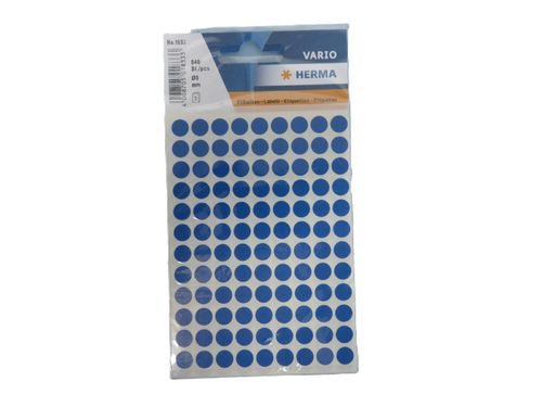 Herma * Etiketten Punkte blau