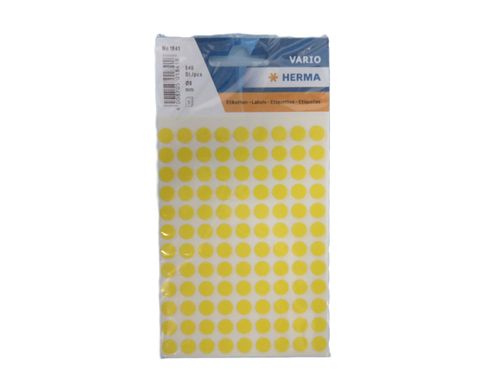 Herma * Etiketten Punkte gelb