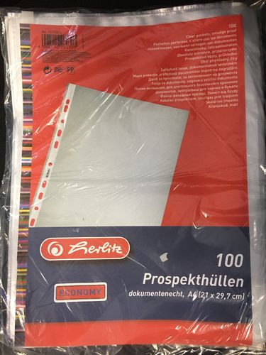 Prospekthüllen A4 - 100er Packg - Economy