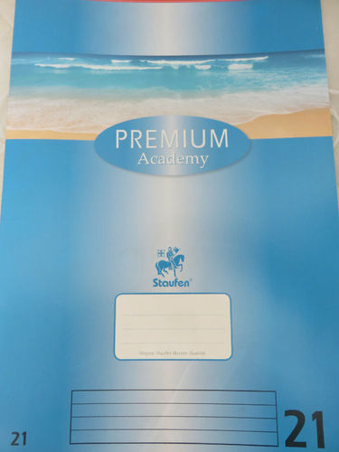 Premium Academy Heft - DIN A4 * Lin. 21 liniert
