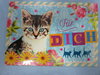 Postkarte mit Katzenmotiv * Für dich