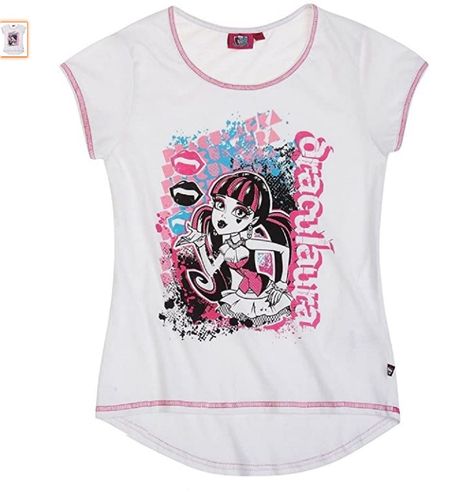 Monster High  Mädchen T-Shirt Draculaura