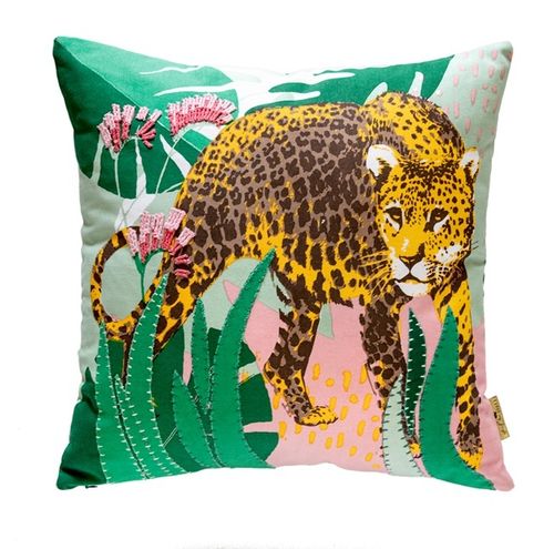 Kissen Leopard "I love my Jungle"