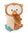 Kuscheltier Baby Eule Owlino 30 cm