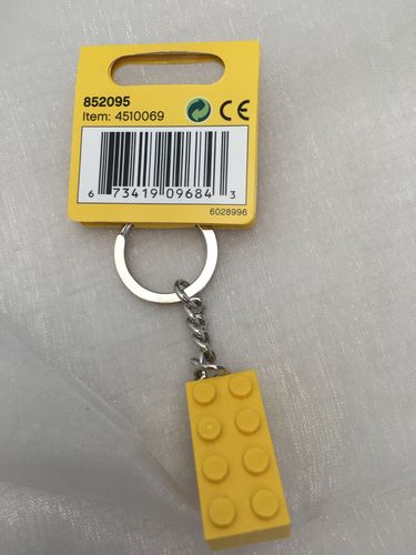 Anhänger - Legostein gelb