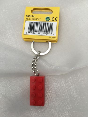 Anhänger - Legostein rot