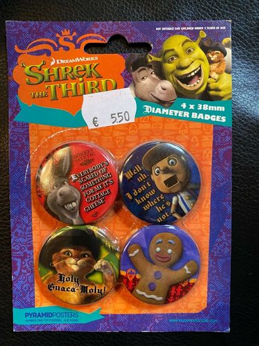 Shrek the Third Badge Pack / Buttons